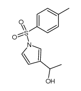 1-(1-tosyl-1H-pyrrol-3-yl)ethanol结构式