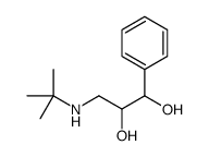 3-(tert-butylamino)-1-phenylpropane-1,2-diol Structure