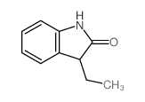 3-乙基-1,3-二氢-2H-吲哚-2-酮结构式