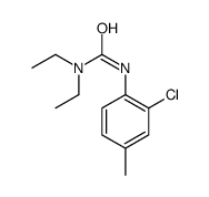 3-(2-chloro-4-methylphenyl)-1,1-diethylurea Structure