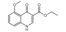 ethyl 5-methoxy-4-oxo-1,4-dihydroquinoline-3-carboxylate Structure