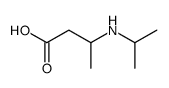 3-(propan-2-ylamino)butanoic acid structure