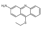 9-ethylsulfanylacridin-3-amine Structure