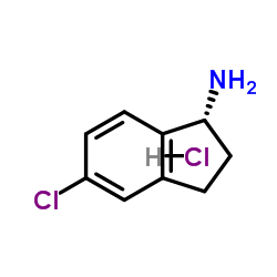 (R)-5-Chloro-2,3-dihydro-1H-inden-1-amine hydrochloride Structure