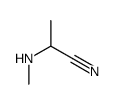 2-(Methylamino)propanenitrile Structure