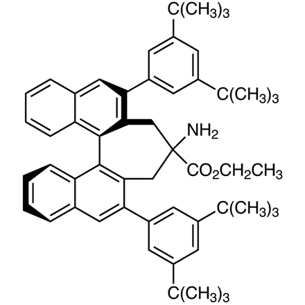 (11bR)-4-Amino-2,6-bis(3,5-di-tert-butylphenyl)-4,5-dihydro-3H-cyclohepta[1,2-a:7,6-a']dinaphthalene-4-carboxylic Acid Ethyl Ester picture