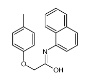 2-(4-methylphenoxy)-N-(1-naphthyl)acetamide structure