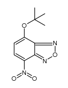 4-tert-butoxy-7-nitrobenz-2-oxa-1,3-diazole结构式