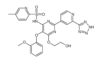 N-(2-(2-(1H-四唑-5-基)吡啶-4-基)-6-(2-羟基乙氧基)-5-(2-甲氧基苯氧基)嘧啶-4-基)-5-甲基吡啶-2-磺酰胺图片