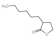 3-己基二氢-2(3H)-呋喃酮结构式