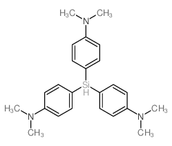 tris(4-dimethylaminophenyl)silicon结构式