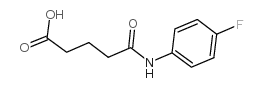 5-(4-fluoroanilino)-5-oxopentanoic acid结构式