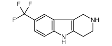 2,3,4,5-Tetrahydro-8-(trifluoromethyl)-1H-pyrido[4,3-b]indole structure