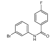 N-(3-Bromophenyl)-4-fluorobenzamide structure