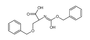 (2R)-3-phenylmethoxy-2-(phenylmethoxycarbonylamino)propanoic acid Structure