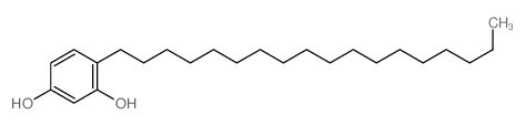 4-octadecylbenzene-1,3-diol Structure