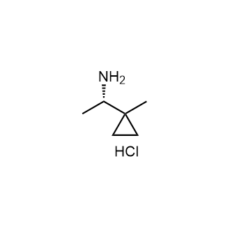 (S)-1-(1-Methylcyclopropyl)ethan-1-amine hydrochloride Structure