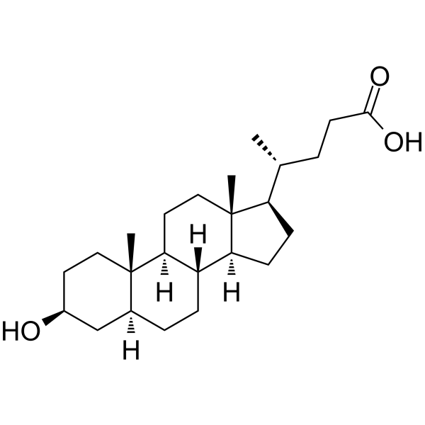 Isoallolithocholic acid Structure