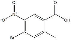 4-Bromo-2-methyl-5-nitro-benzoic acid结构式