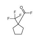 Cyclopentanecarbonyl fluoride, 1-(trifluoromethyl)- (9CI)结构式