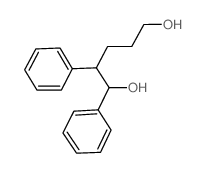 1,2-diphenylpentane-1,5-diol (en)1,5-Pentanediol, 1,2-diphenyl- (en) Structure