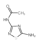 N-(5-Amino-[1,2,4]thiadiazol-3-yl)-acetamide结构式