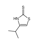 2(3H)-Thiazolethione,4-(1-methylethyl)-(9CI) Structure