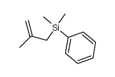 dimethyl-(2-methyl-2-propenyl)phenylsilane结构式