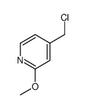 4-(氯甲基)-2-甲氧基吡啶结构式