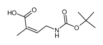 2-Butenoicacid,4-[[(1,1-dimethylethoxy)carbonyl]amino]-2-methyl-,(2Z)-(9CI) picture