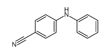 4-(苯基氨基)苯甲腈结构式