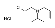 N-(2-chloroethyl)-N-prop-2-enylpropan-2-amine,hydrochloride Structure