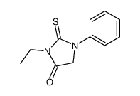 3-ethyl-1-phenyl-2-thioxoimidazolidin-4-one结构式