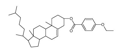 [(3S,10R,13R,17R)-10,13-dimethyl-17-[(2R)-6-methylheptan-2-yl]-2,3,4,7,8,9,11,12,14,15,16,17-dodecahydro-1H-cyclopenta[a]phenanthren-3-yl] 4-ethoxybenzoate Structure