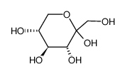 L(+)-sorbose Structure