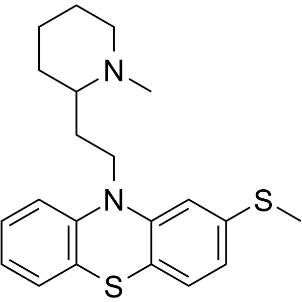 THIORIDAZINE structure