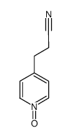 4-Pyridinepropanenitrile, 1-oxide (9CI) structure