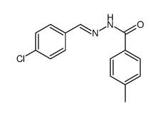 p-Toluic acid N2-(4-chlorobenzylidene) hydrazide Structure