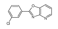 2-(3-chlorophenyl)oxazolo[4,5-b]pyridine Structure