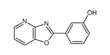 2-(3-hydroxyphenyl)oxazolo[4,5-b]pyridine Structure