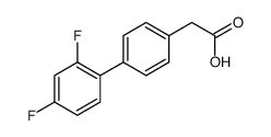 2',4'-difluorobiphenyl-4-acetic acid结构式