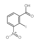 2-碘-3-硝基-苯甲酸结构式