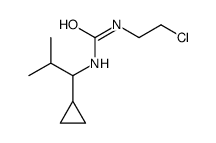 1-(2-chloroethyl)-3-(1-cyclopropyl-2-methylpropyl)urea结构式