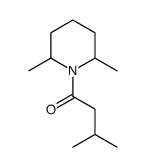 Piperidine, 2,6-dimethyl-1-(3-methyl-1-oxobutyl)- (9CI) Structure