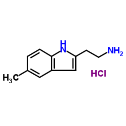 5-METHYLTRYPTAMINE HYDROCHLORIDE Structure