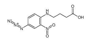 4-(4-azido-2-nitroanilino)butanoic acid结构式