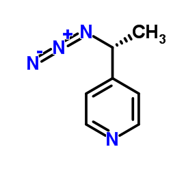 4-[(1R)-1-Azidoethyl]pyridine Structure