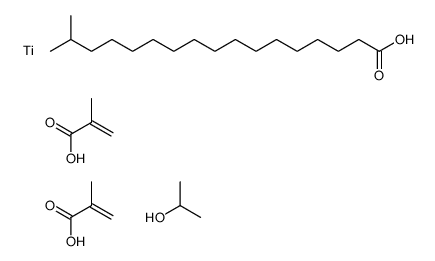 (isooctadecanoato-O)bis(methacrylato-O)(propan-2-olato)titanium结构式