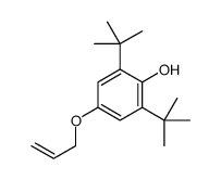 2,6-ditert-butyl-4-prop-2-enoxyphenol Structure