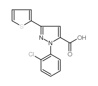 1-(2-chlorophenyl)-3-(thiophen-2-yl)-1h-pyrazole-5-carboxylic acid Structure